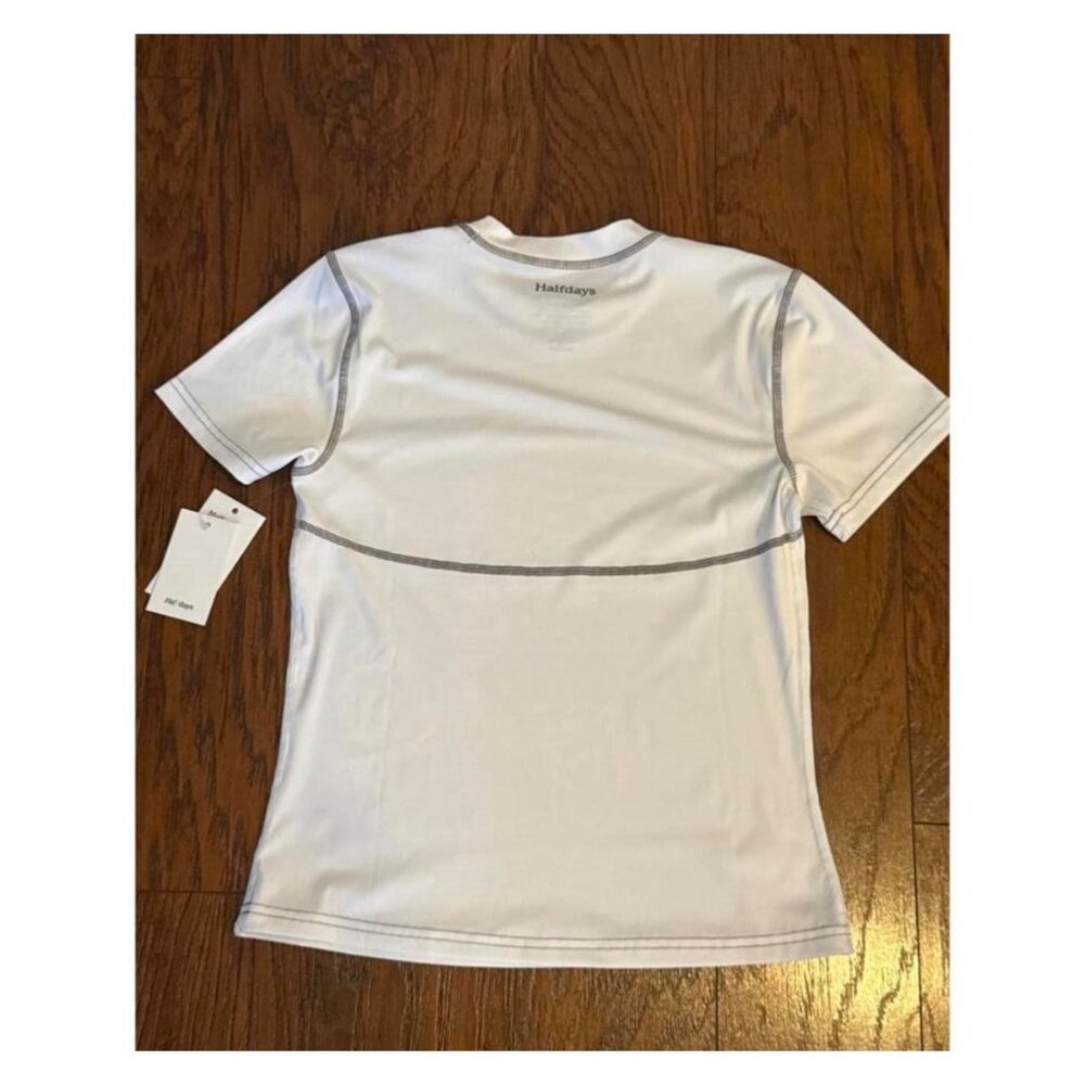 Halfdays Mollie Ski/Snowboard Shirt, new with tags, L, white - Picture 3 of 6